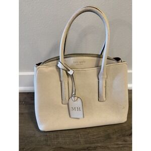 Kate Spade New York Margaux Medium Satchel White Needs Cleaning Inside And Out